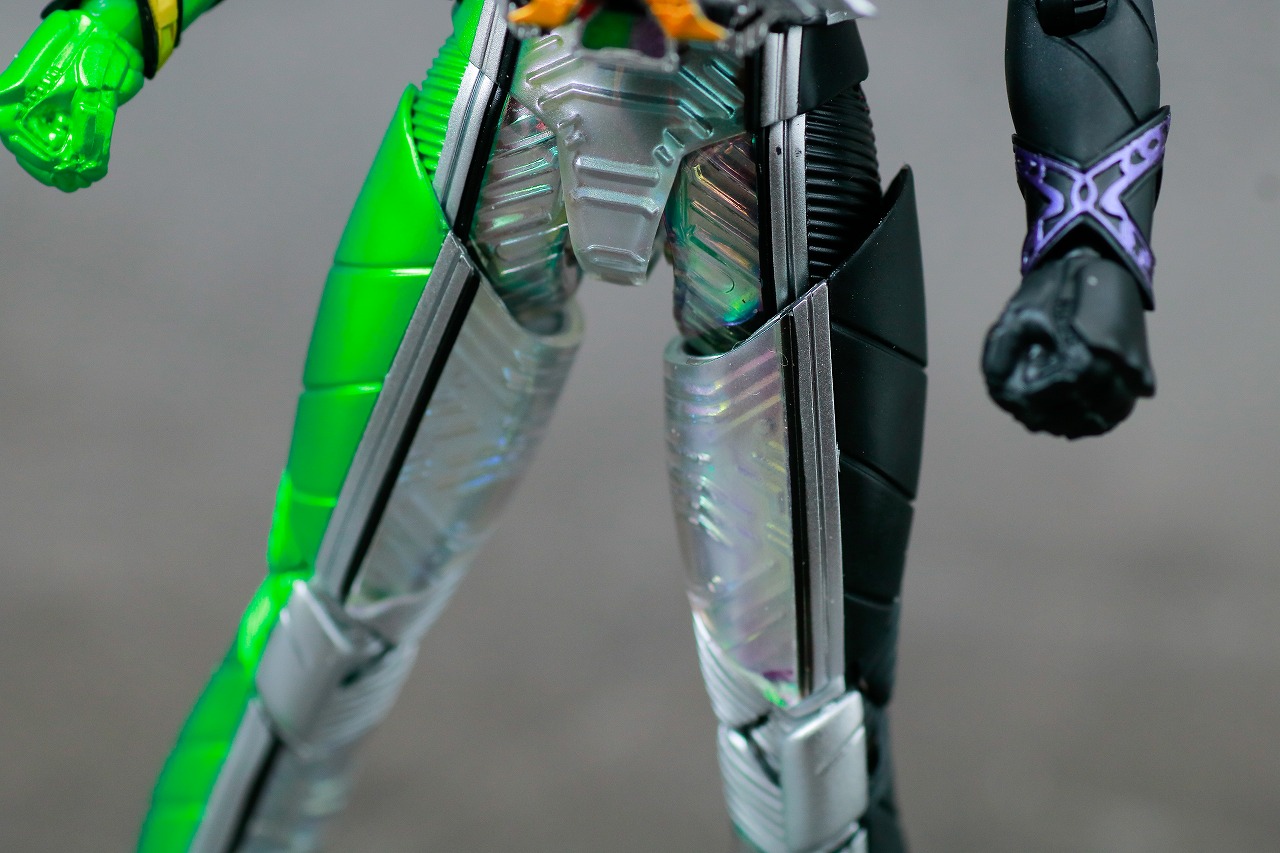 S.H.フィギュアーツ　仮面ライダーW サイクロンジョーカーエクストリーム　真骨彫製法　レビュー　本体