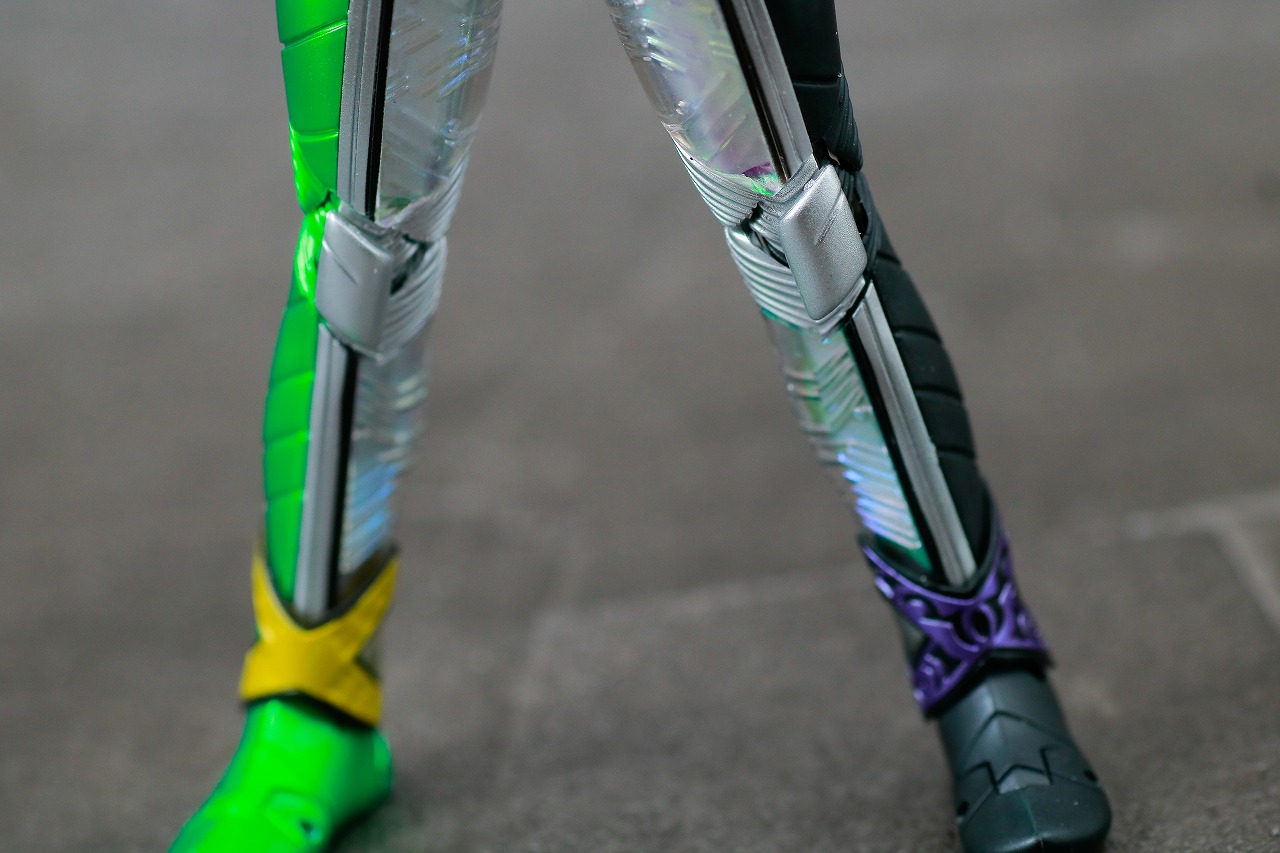 S.H.フィギュアーツ　仮面ライダーW サイクロンジョーカーエクストリーム　真骨彫製法　レビュー　本体