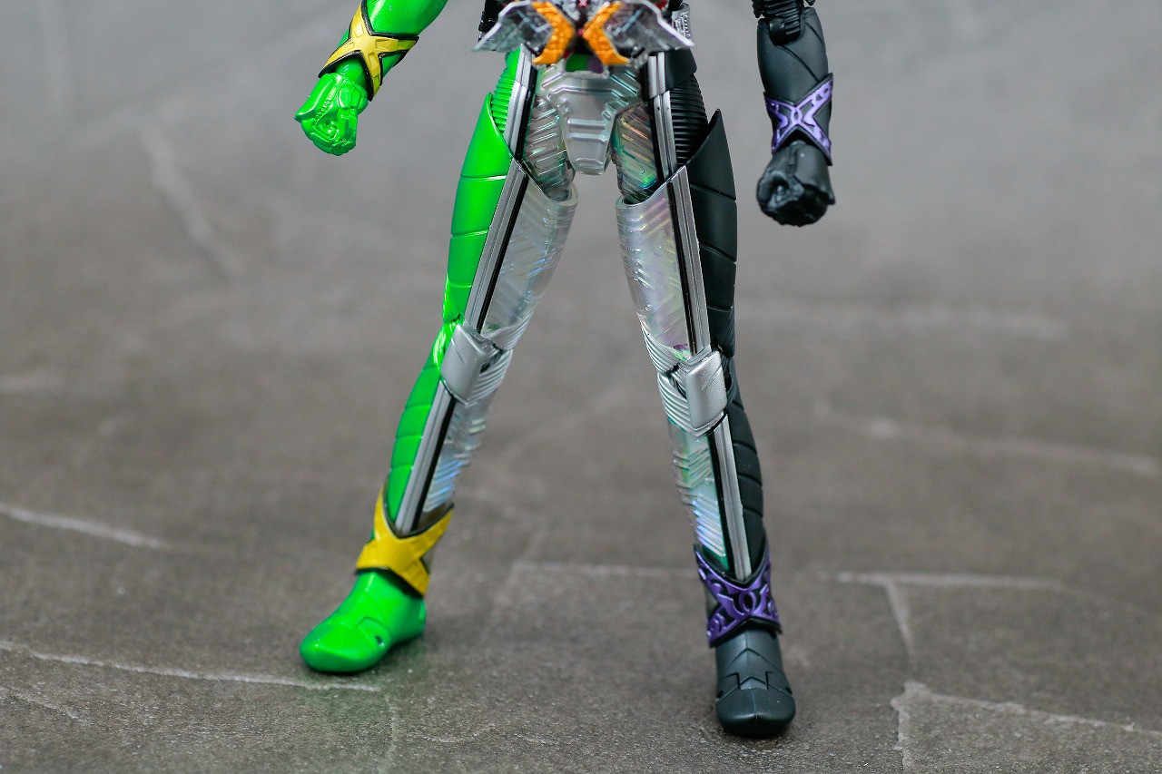 S.H.フィギュアーツ　仮面ライダーW サイクロンジョーカーエクストリーム　真骨彫製法　レビュー　本体