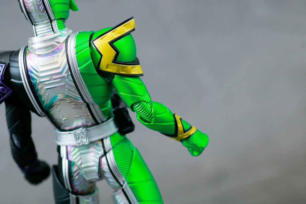 S.H.フィギュアーツ　仮面ライダーW サイクロンジョーカーエクストリーム　真骨彫製法　レビュー　本体