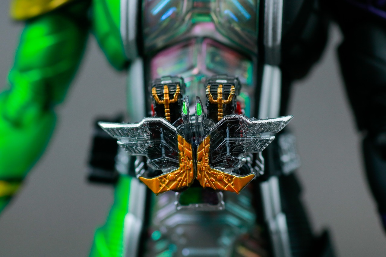 S.H.フィギュアーツ　仮面ライダーW サイクロンジョーカーエクストリーム　真骨彫製法　レビュー　本体