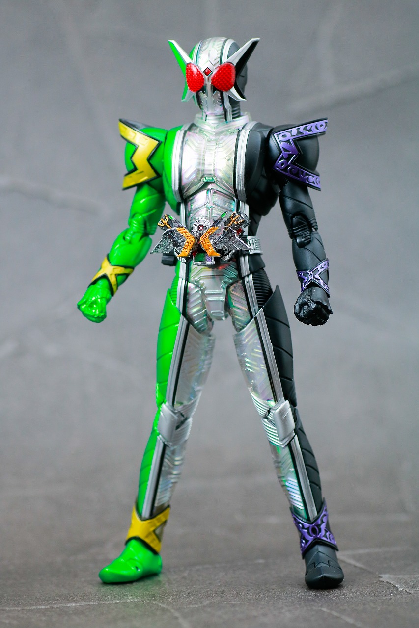 S.H.フィギュアーツ　仮面ライダーW サイクロンジョーカーエクストリーム　真骨彫製法　レビュー　本体