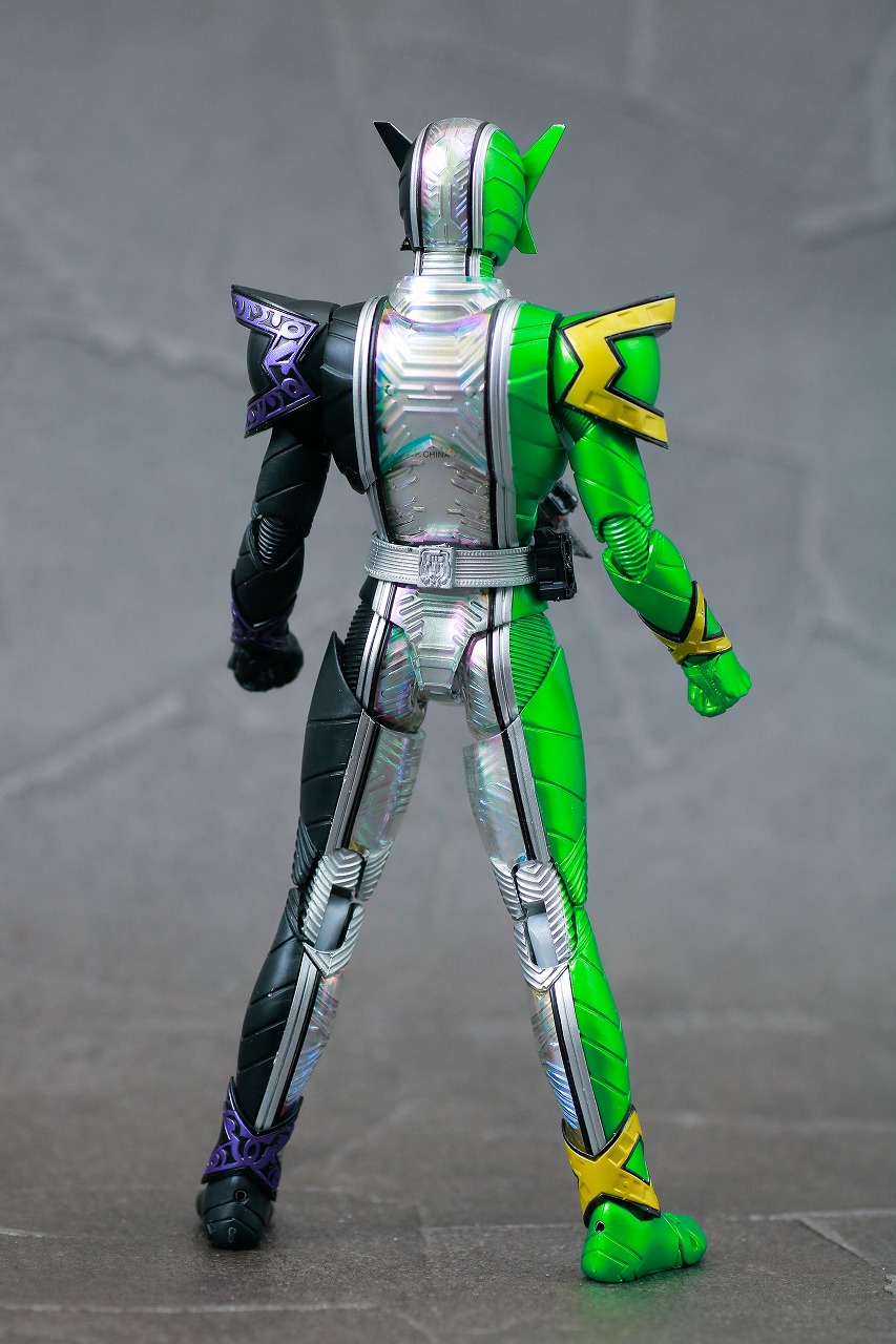 S.H.フィギュアーツ　仮面ライダーW サイクロンジョーカーエクストリーム　真骨彫製法　レビュー　本体