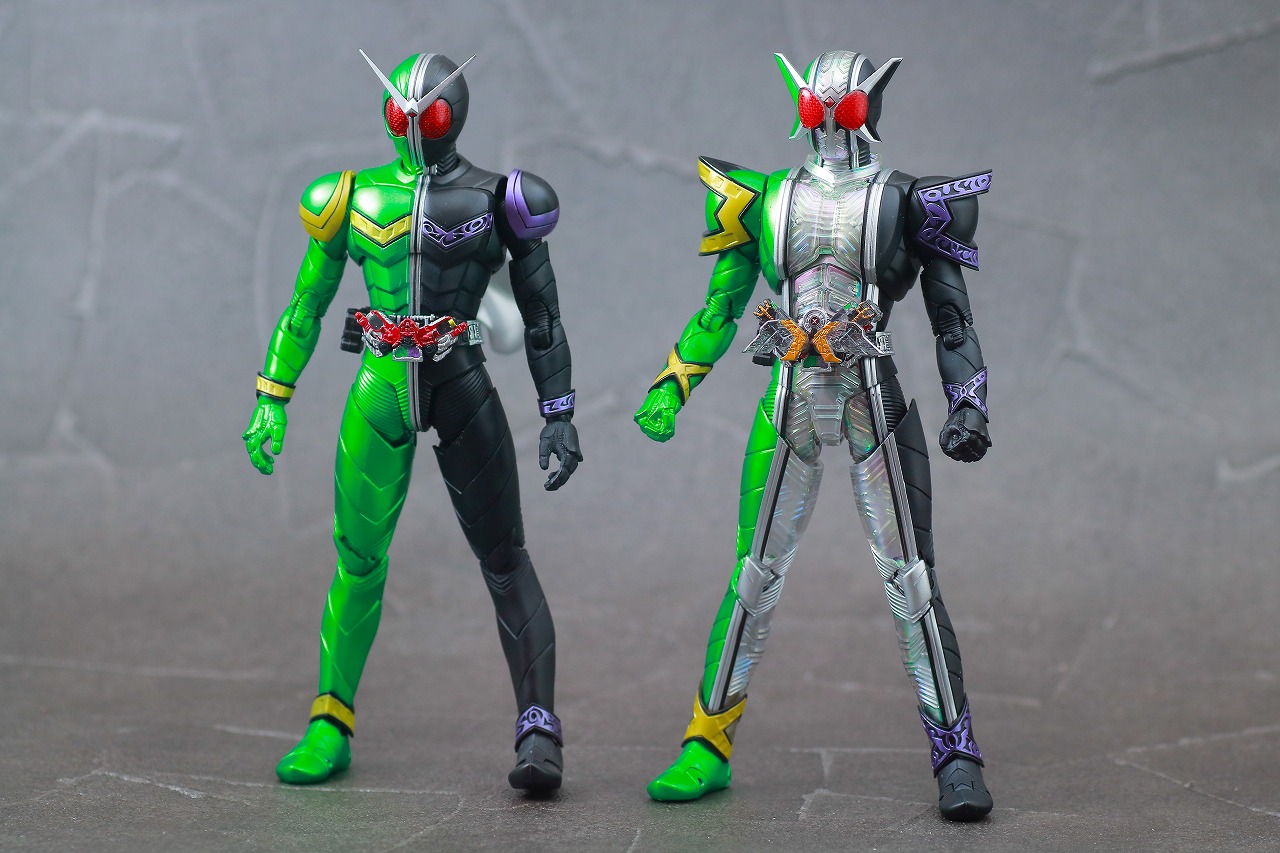 S.H.フィギュアーツ　仮面ライダーW サイクロンジョーカーエクストリーム　真骨彫製法　レビュー　本体