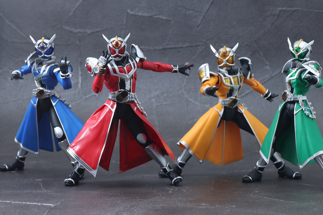 S.H.フィギュアーツ　仮面ライダーウィザード フレイムドラゴン／オールドラゴン　真骨彫製法　レビュー　アクション　ウィザードラゴン　ハリケーンドラゴン　ランドドラゴン