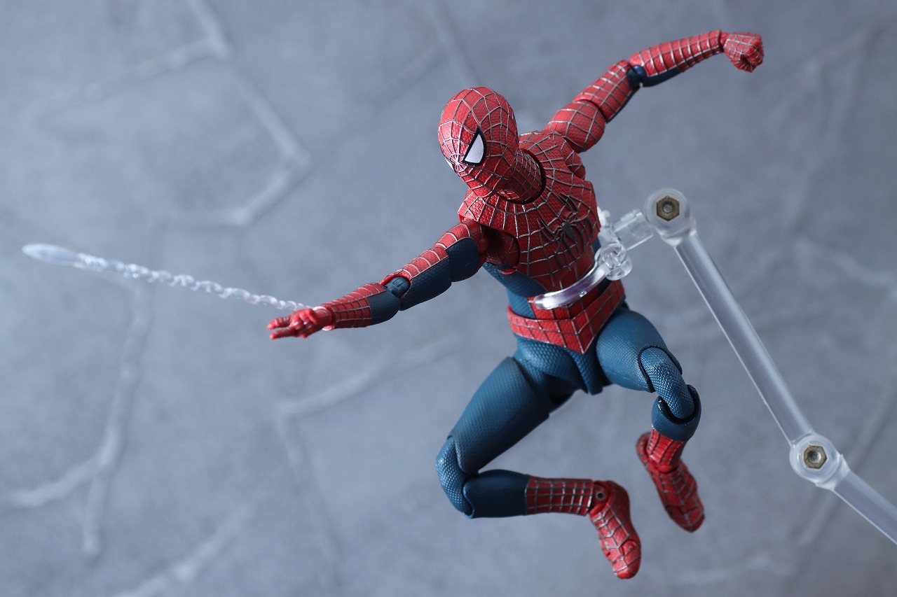 S.H.フィギュアーツ　フレンドリー・ネイバーフッド・スパイダーマン　トビー・マグワイア　サム・ライミ　トリロジー　ノー・ウェイ・ホーム　レビュー　アクション