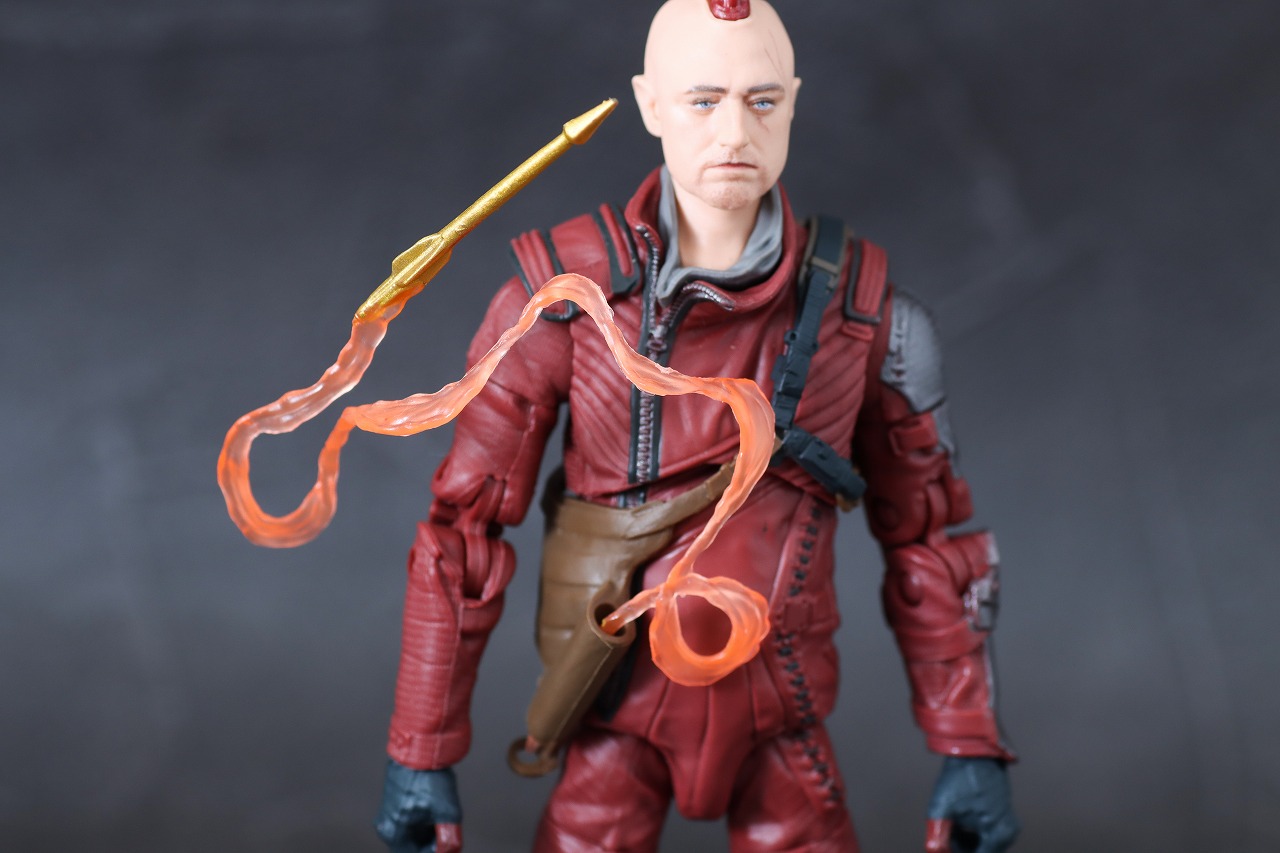 マーベルレジェンド　クラグリン　ガーディアンズ・オブ・ギャラクシー　VOLUME3　レビュー　付属品　ヤカの矢