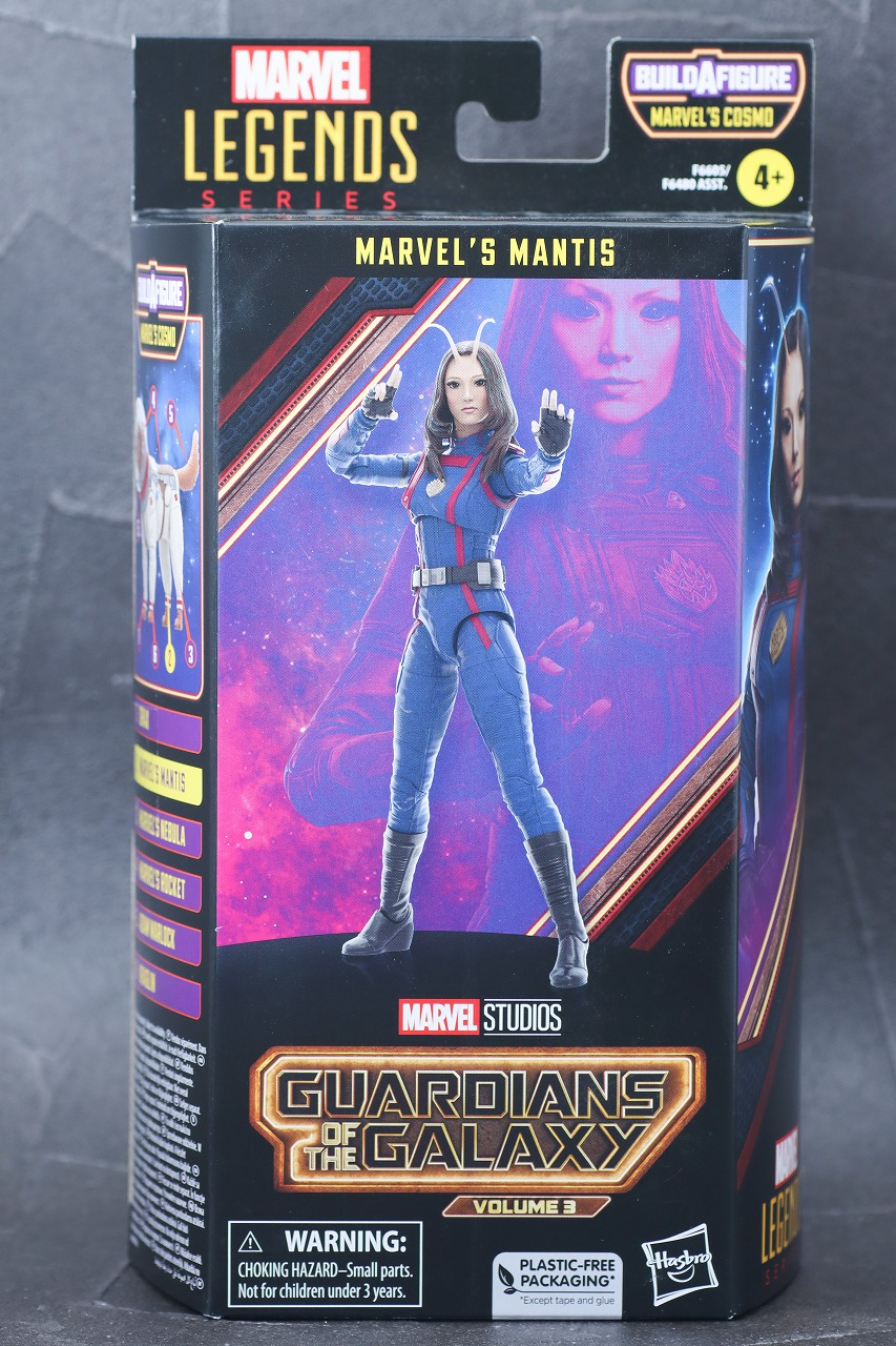 マーベルレジェンド　マンティス（『ガーディアンズ・オブ・ギャラクシー：VOLUME3』）　レビュー　パッケージ