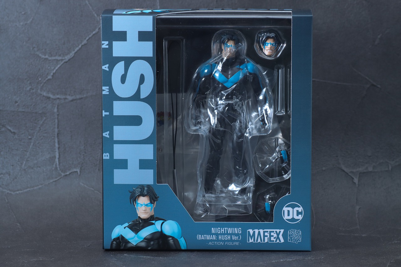 MAFEX　ナイトウイング（バットマン：ハッシュ）　レビュー　パッケージ