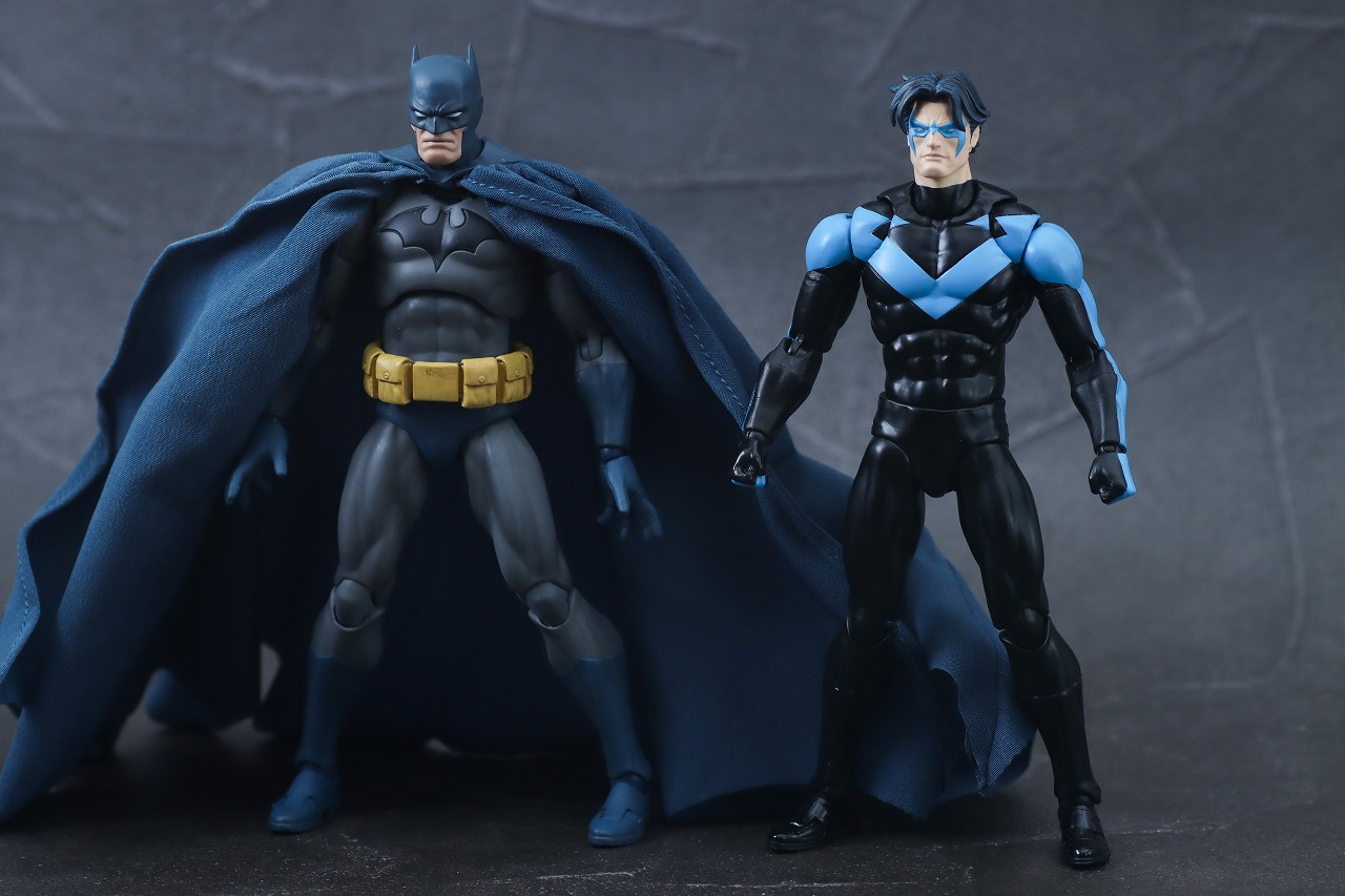 MAFEX　ナイトウイング（バットマン：ハッシュ）　レビュー　本体　バットマン　比較