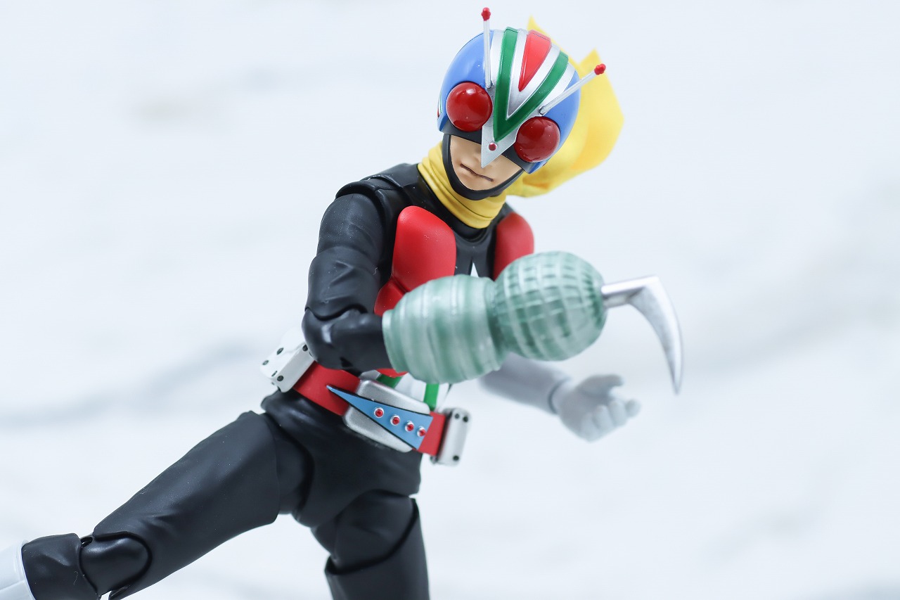 S.H.フィギュアーツ　ライダーマン　真骨彫製法　レビュー　アクション