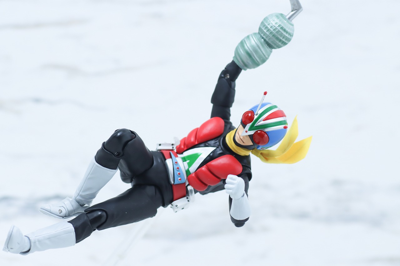 S.H.フィギュアーツ　ライダーマン　真骨彫製法　レビュー　アクション