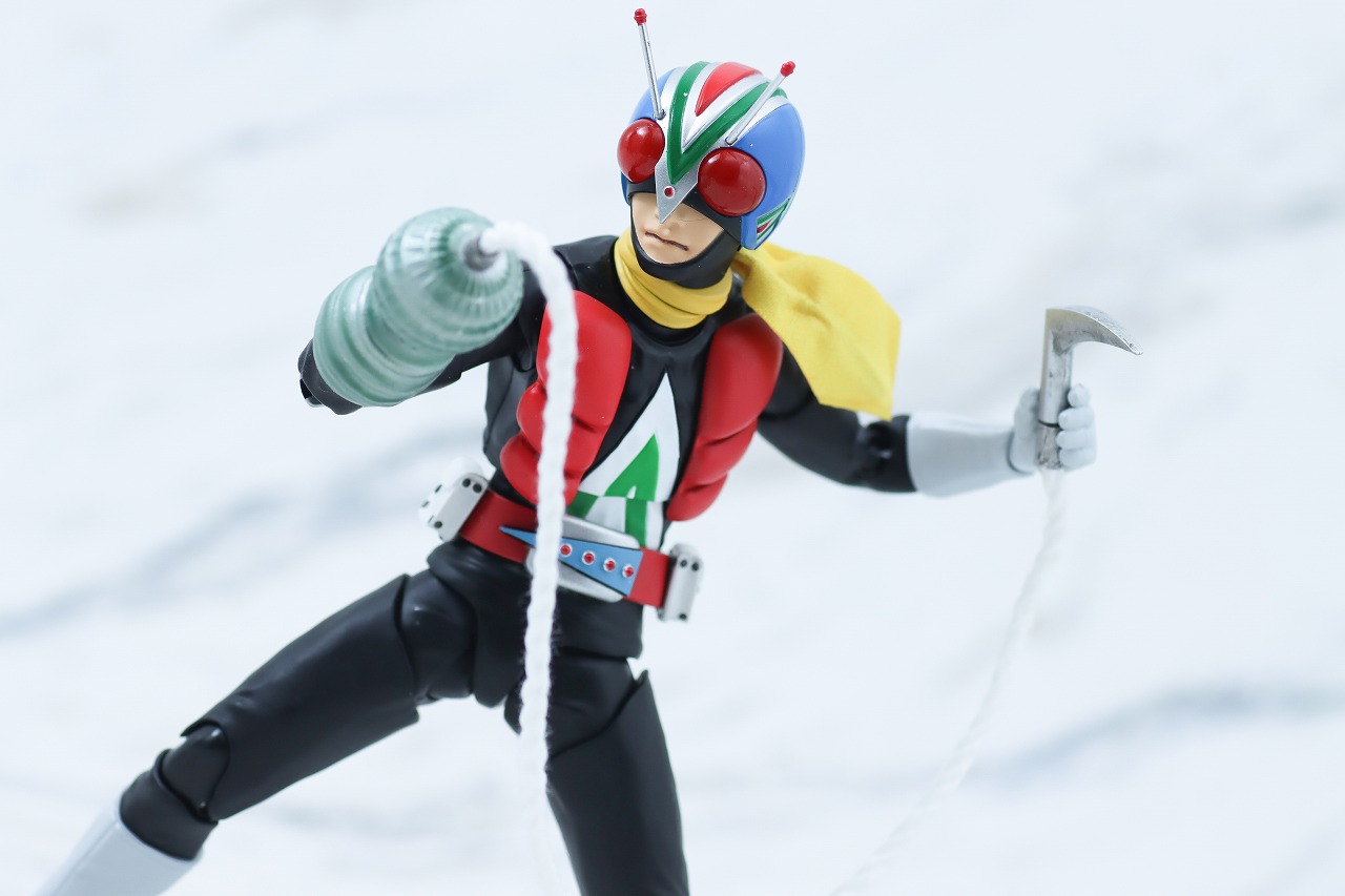 S.H.フィギュアーツ　ライダーマン　真骨彫製法　レビュー　アクション