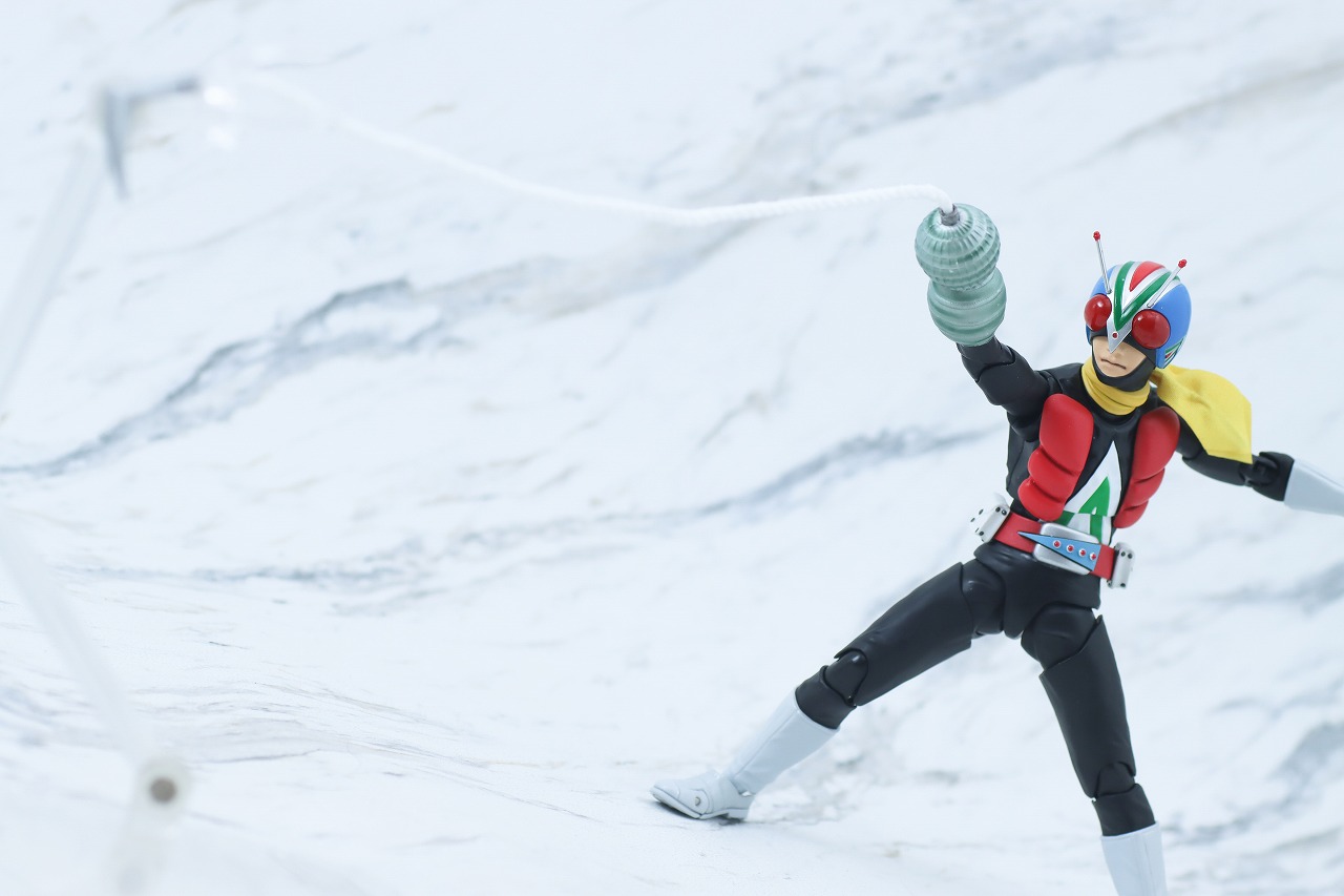 S.H.フィギュアーツ　ライダーマン　真骨彫製法　レビュー　アクション