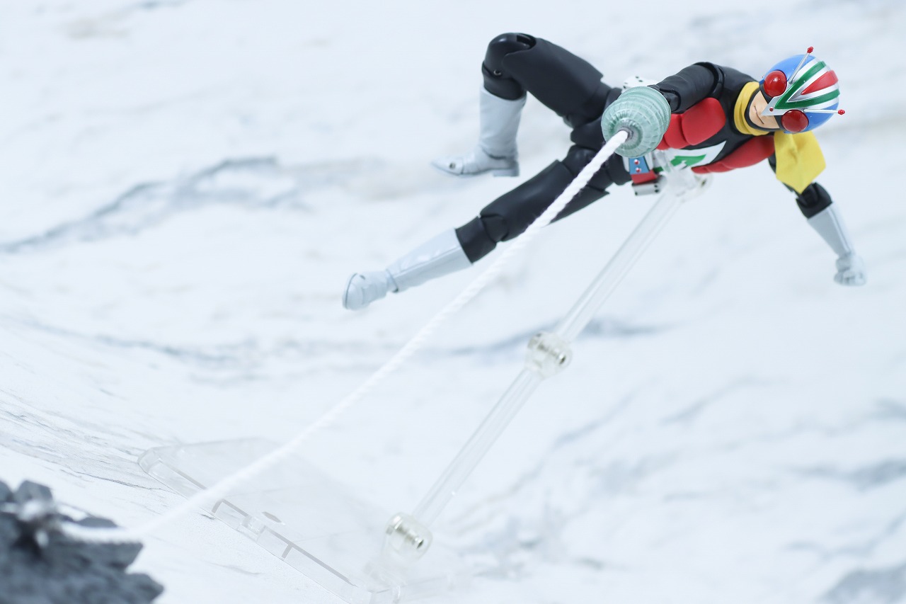 S.H.フィギュアーツ　ライダーマン　真骨彫製法　レビュー　アクション