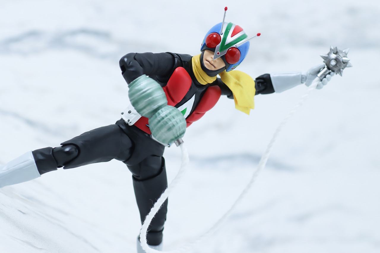 S.H.フィギュアーツ　ライダーマン　真骨彫製法　レビュー　アクション