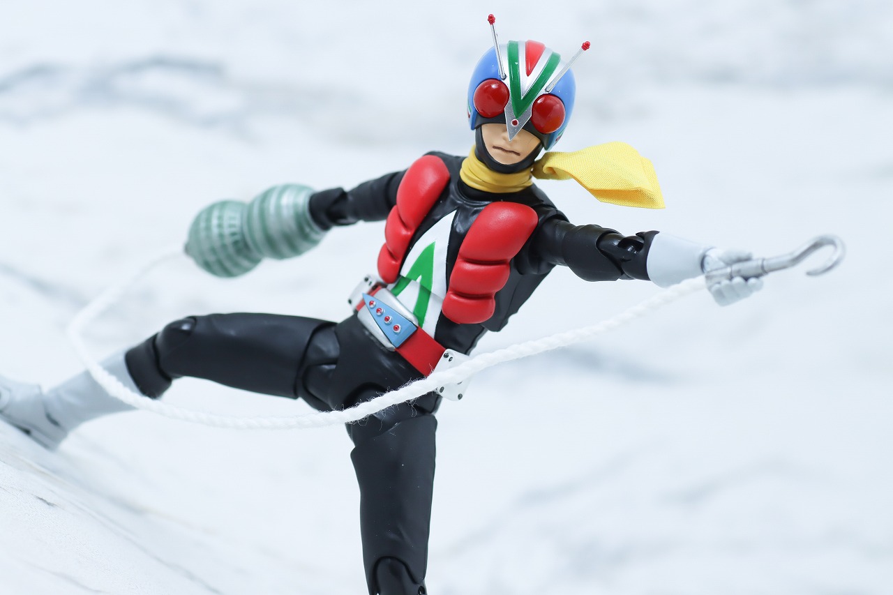 S.H.フィギュアーツ　ライダーマン　真骨彫製法　レビュー　アクション