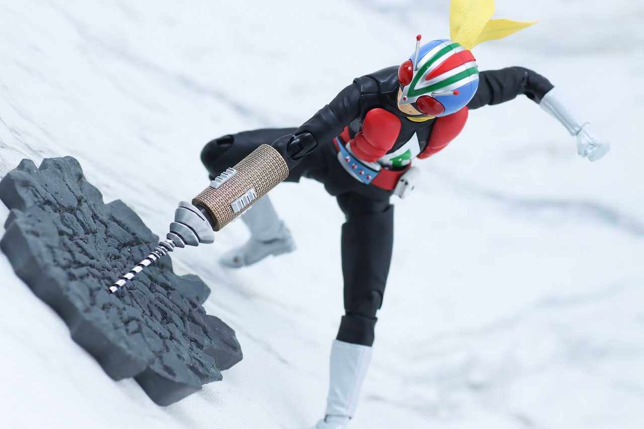 S.H.フィギュアーツ　ライダーマン　真骨彫製法　レビュー　アクション