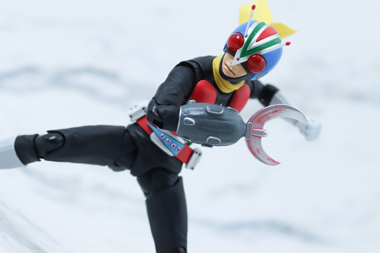 S.H.フィギュアーツ　ライダーマン　真骨彫製法　レビュー　アクション