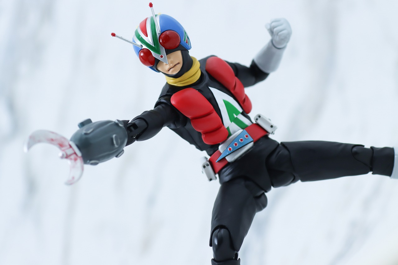 S.H.フィギュアーツ　ライダーマン　真骨彫製法　レビュー　アクション
