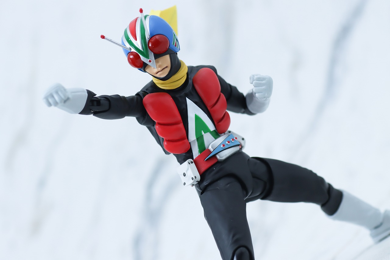 S.H.フィギュアーツ　ライダーマン　真骨彫製法　レビュー　アクション