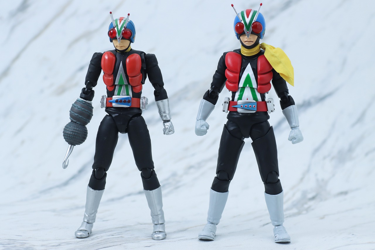 S.H.フィギュアーツ　ライダーマン　真骨彫製法　レビュー　本体　比較