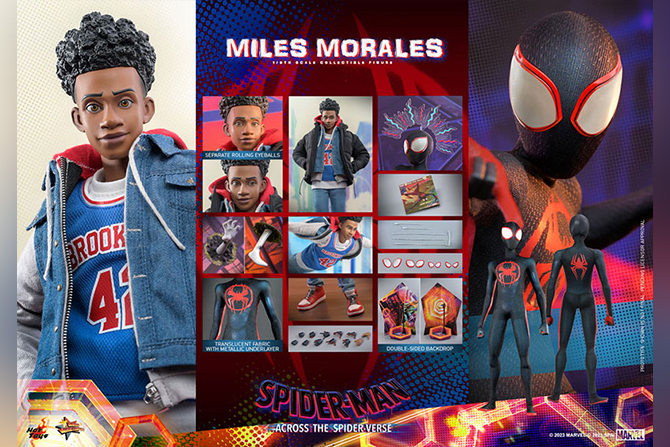 ホットトイズ　ムービー・マスターピース　マイルス・モラレス／スパイダーマン（『スパイダーマン：アクロス・ザ・スパイダーバース』）|ホットトイズ　ムービー・マスターピース　マイルス・モラレス／スパイダーマン（『スパイダーマン：アクロス・ザ・スパイダーバース』）
