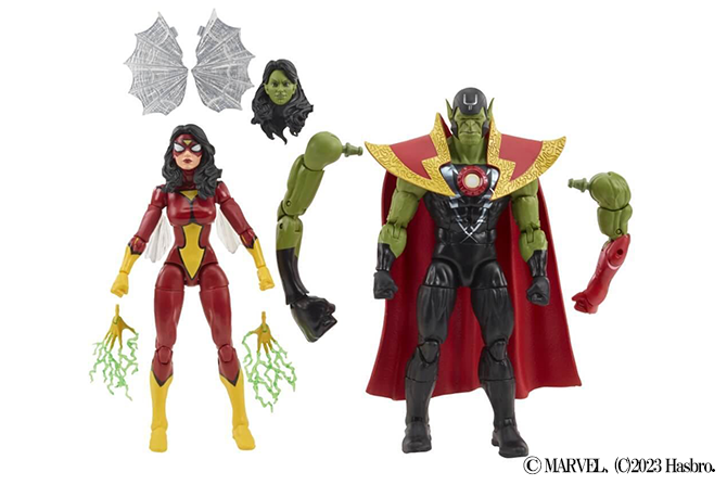 マーベルレジェンド スクラルの女王とスーパー・スクラル