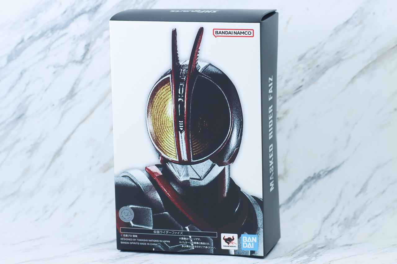 S.H.フィギュアーツ　仮面ライダーファイズ　真骨彫製法　レビュー　パッケージ