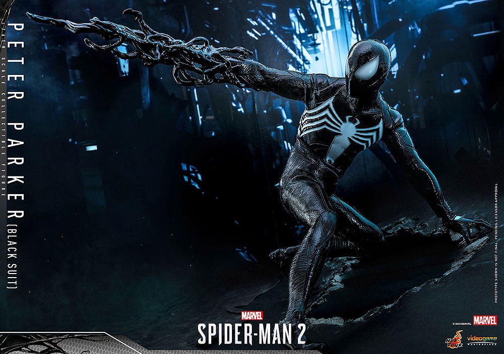 ホットトイズ　ビデオゲーム・マスターピース　ピーター・パーカー／スパイダーマン ブラックスーツ