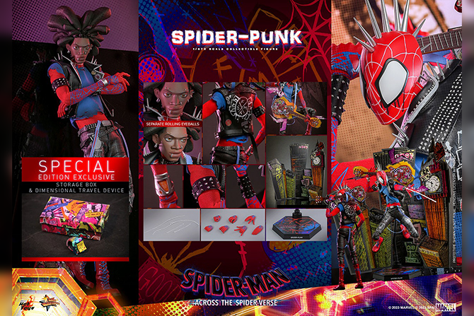 ムービー・マスターピース　スパイダー・パンク（スパイダーマン：アクロス・ザ・スパイダーバース） ボーナスアクセサリー付き