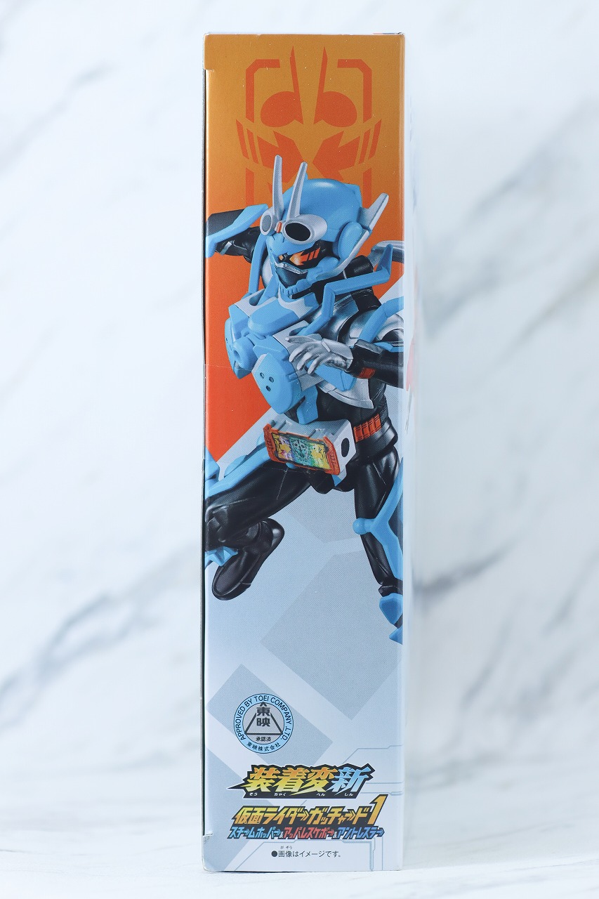 装着変新 仮面ライダーガッチャード スチームホッパー&アッパレスケボー&アントレスラー レビュー パッケージ