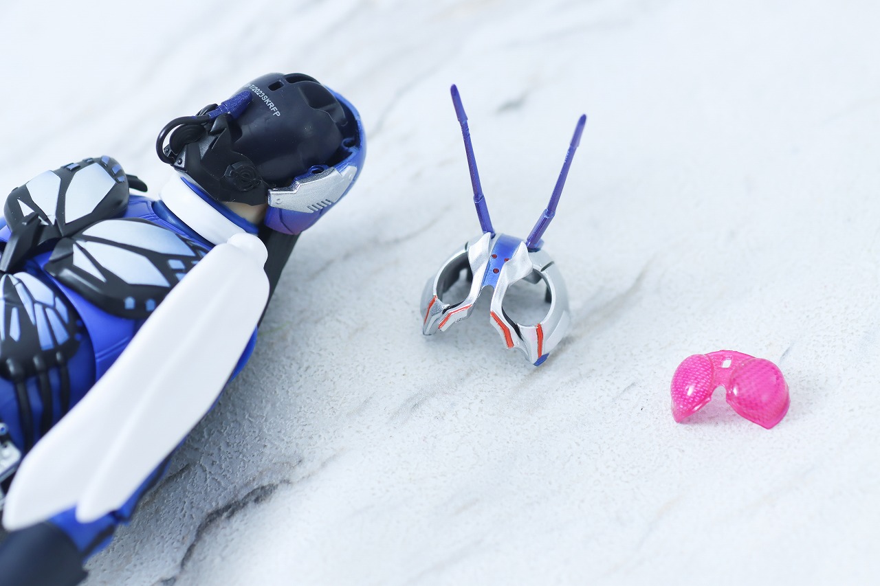 S.H.フィギュアーツ　仮面ライダー第0号　レビュー　付属品　複眼パーツ