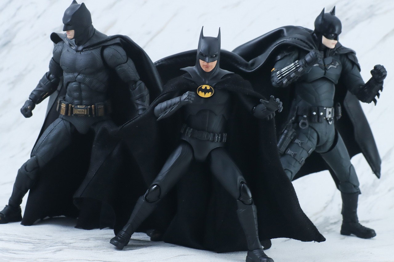S.H.フィギュアーツ　バットマン　マイケル・キートン　ザ・フラッシュ　レビュー　アクション　MAFEX　ジャスティス・リーグ　ザ・バットマン