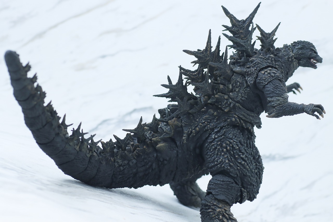 S.H.モンスターアーツ　ゴジラ（2023）／ゴジラ ー1.0　レビュー　アクション