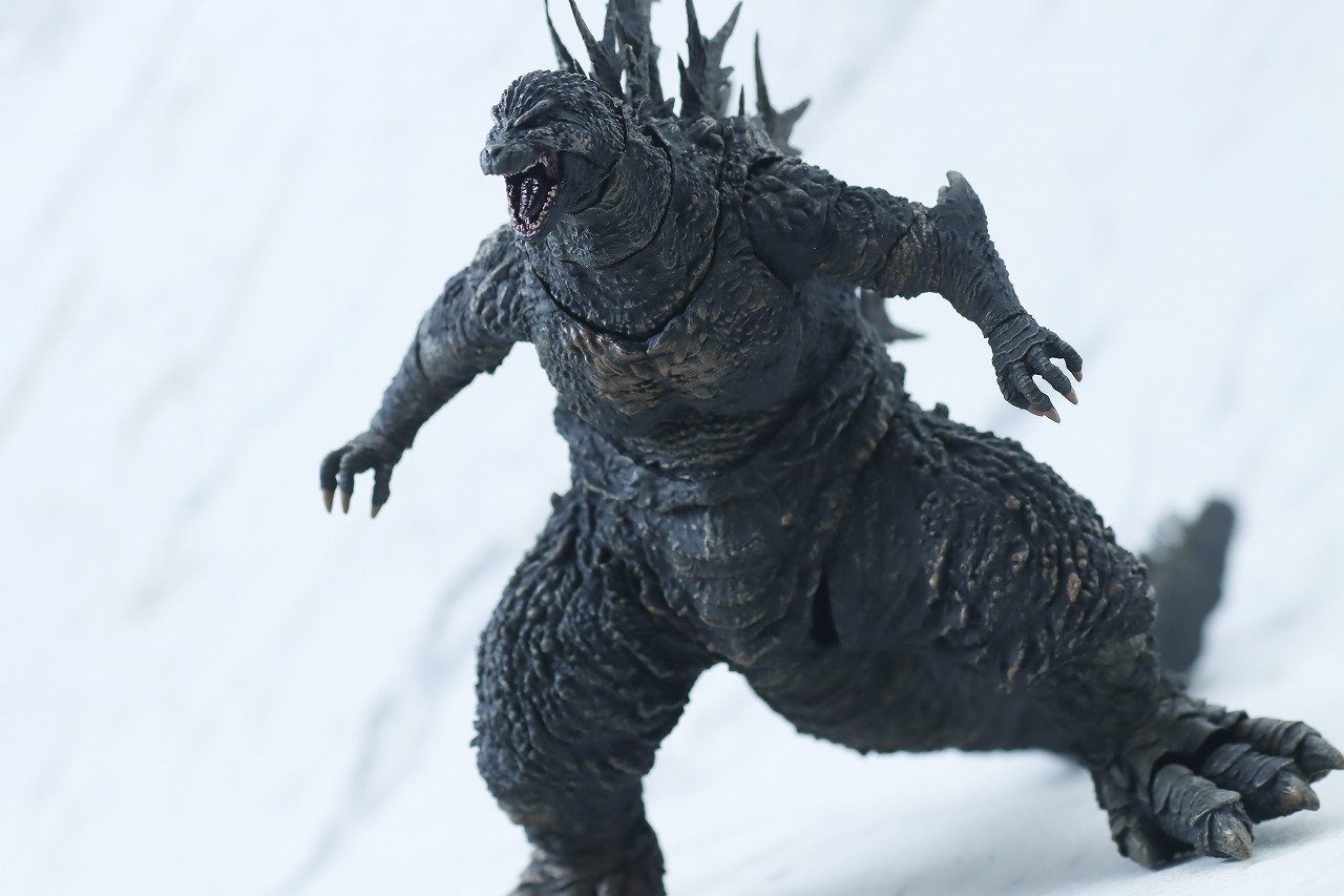 S.H.モンスターアーツ　ゴジラ（2023）／ゴジラ ー1.0　レビュー　アクション