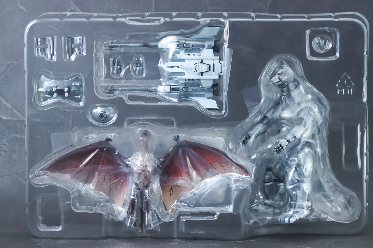 S.H.モンスターアーツ　メカゴジラ（1993）＆ガルーダ＆ファイヤーラドン　幕張決戦Ver.　レビュー　パッケージ