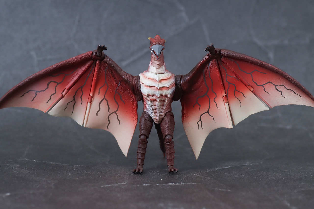 S.H.モンスターアーツ　ファイヤーラドン　幕張決戦Ver.　レビュー　本体