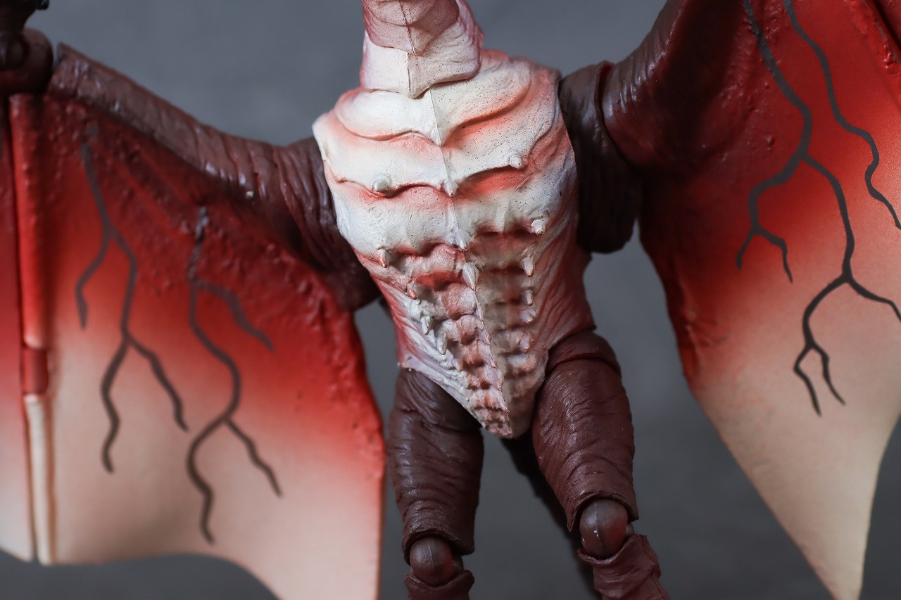 S.H.モンスターアーツ　ファイヤーラドン　幕張決戦Ver.　レビュー　本体