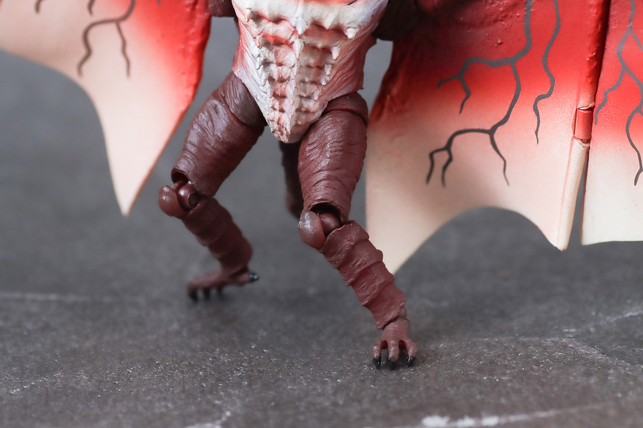 S.H.モンスターアーツ　ファイヤーラドン　幕張決戦Ver.　レビュー　可動範囲