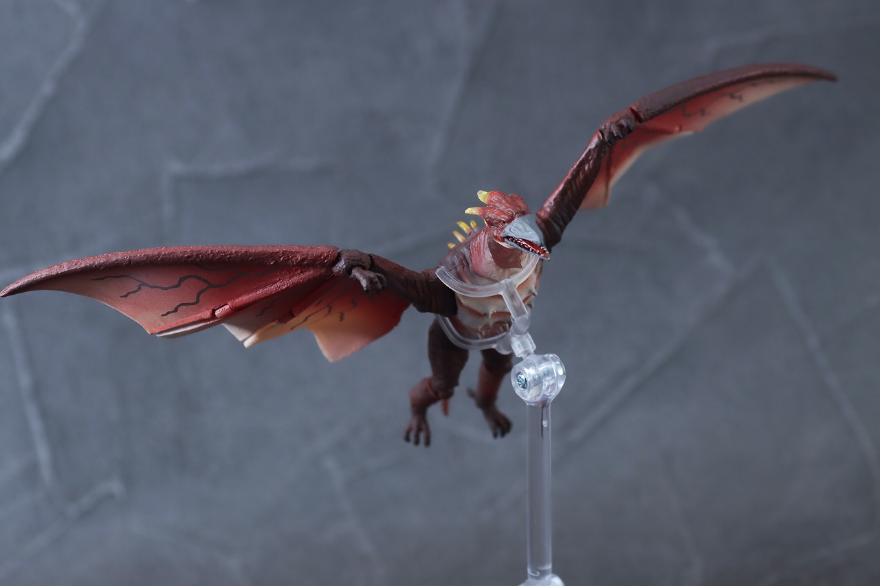 S.H.モンスターアーツ　ファイヤーラドン　幕張決戦Ver.　レビュー　アクション