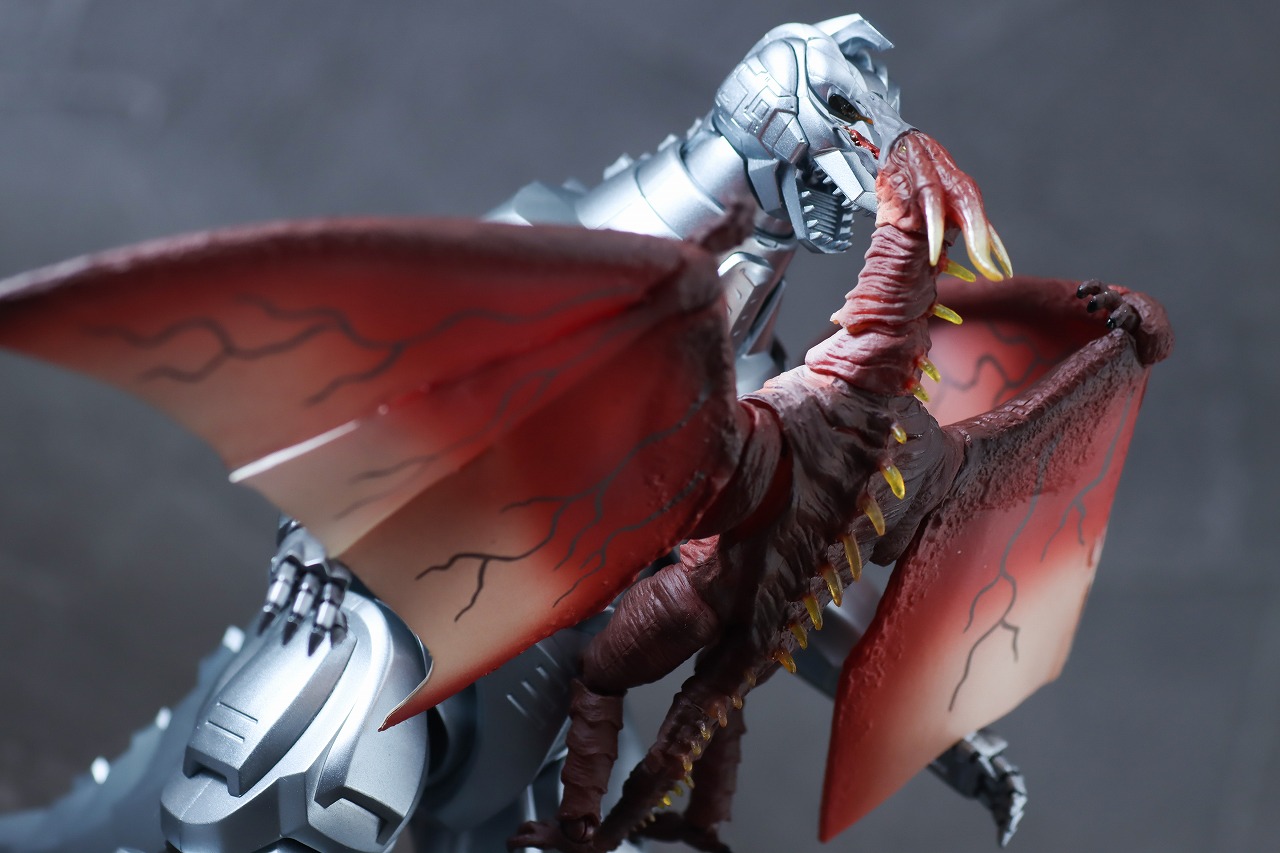 S.H.モンスターアーツ　メカゴジラ（1993）　ファイヤーラドン　幕張決戦Ver.　レビュー　アクション