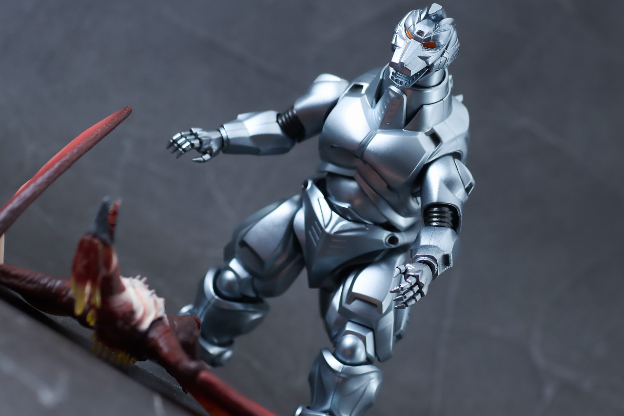 S.H.モンスターアーツ　ファイヤーラドン　幕張決戦Ver.　レビュー　アクション　メカゴジラ