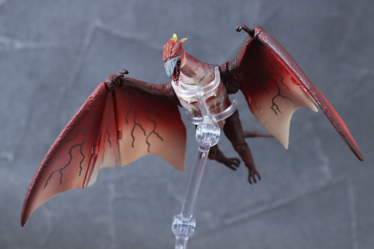 S.H.モンスターアーツ　ファイヤーラドン　幕張決戦Ver.　レビュー　アクション