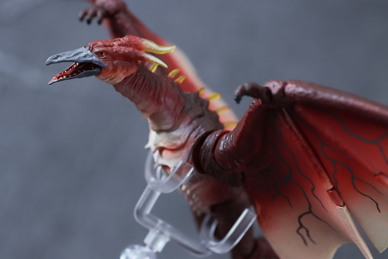 S.H.モンスターアーツ　ファイヤーラドン　幕張決戦Ver.　レビュー　アクション