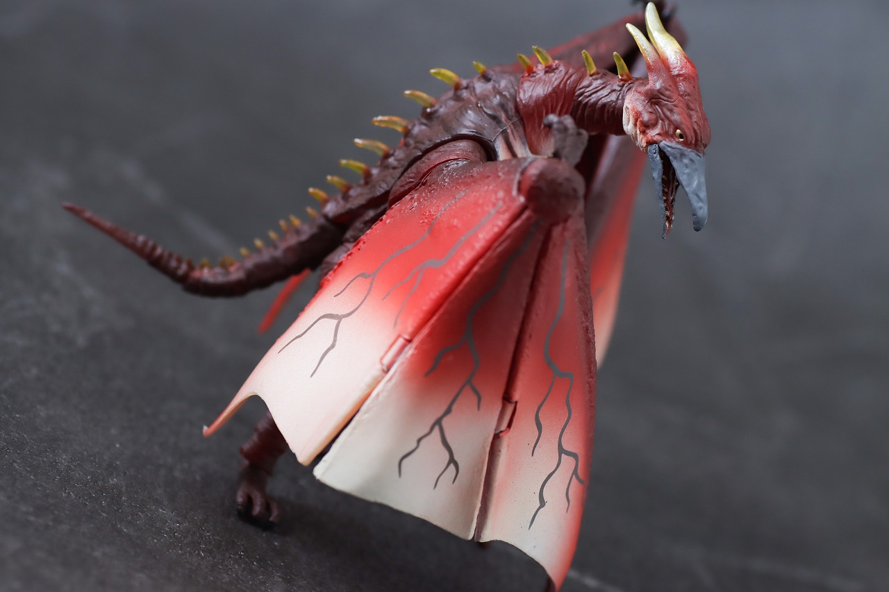 S.H.モンスターアーツ　ファイヤーラドン　幕張決戦Ver.　レビュー　アクション