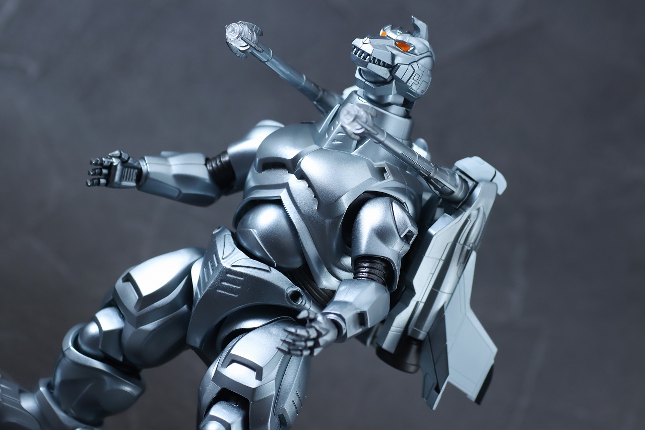 S.H.モンスターアーツ　スーパーメカゴジラ　幕張決戦Ver.　レビュー　アクション
