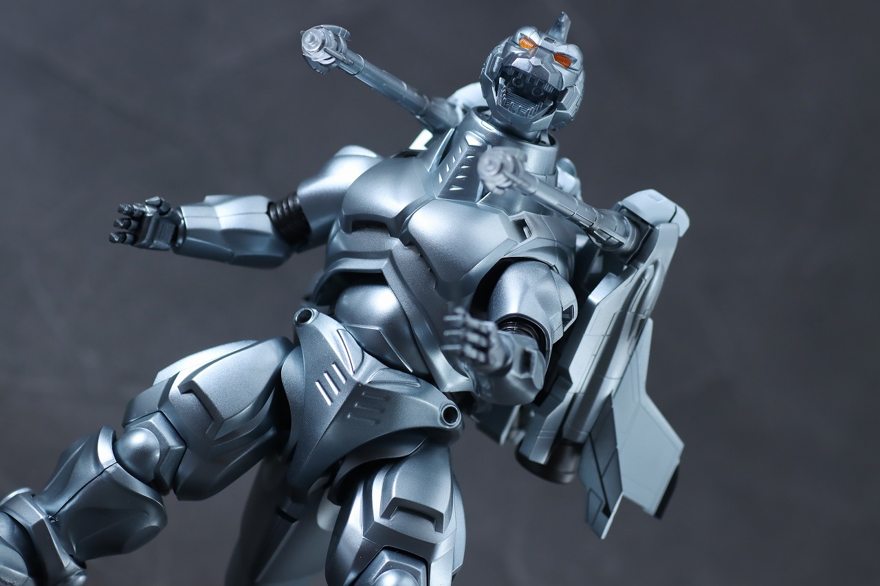 S.H.モンスターアーツ　スーパーメカゴジラ　幕張決戦Ver.　レビュー　アクション