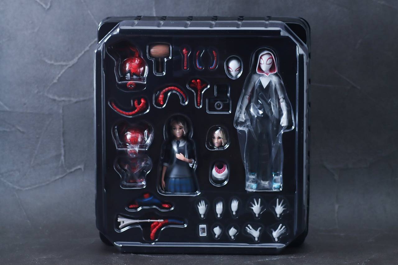 千値練 SVアクション　スパイダー・グウェン＆スパイダーハム　レビュー　パッケージ