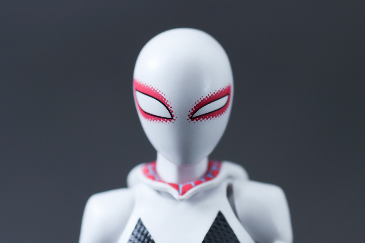 千値練 SVアクション　スパイダー・グウェン　レビュー　付属品　差し替えマスク